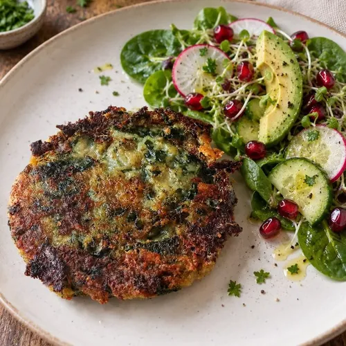 Hamburguesa vegana de verduras